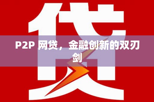 宏伟P2P 网贷，金融创新的双刃剑