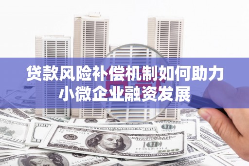 宏伟贷款风险补偿机制如何助力小微企业融资发展
