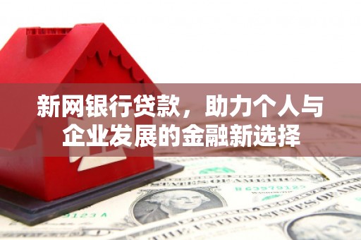 宏伟新网银行贷款，助力个人与企业发展的金融新选择