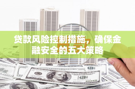 宏伟贷款风险控制措施，确保金融安全的五大策略