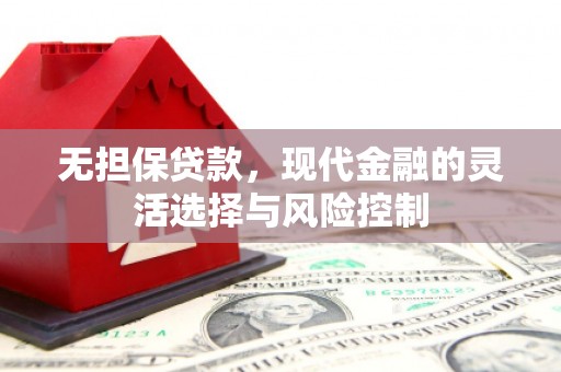 宏伟无担保贷款，现代金融的灵活选择与风险控制