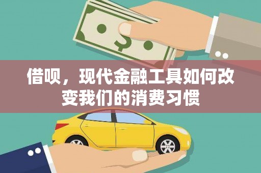 宏伟借呗，现代金融工具如何改变我们的消费习惯