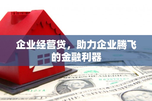 宏伟企业经营贷，助力企业腾飞的金融利器
