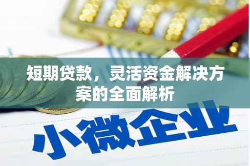 宏伟短期贷款，灵活资金解决方案的全面解析