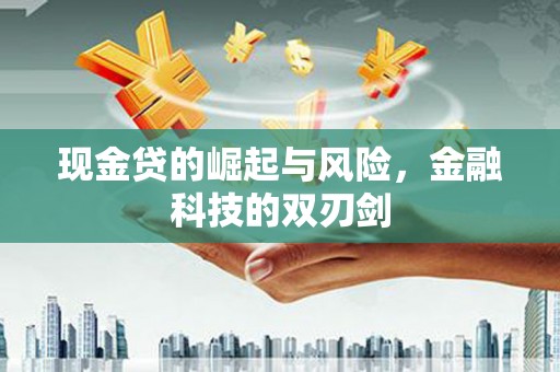 宏伟现金贷的崛起与风险，金融科技的双刃剑