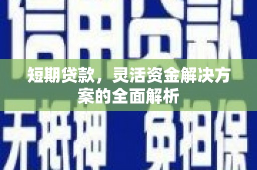 宏伟短期贷款，灵活资金解决方案的全面解析