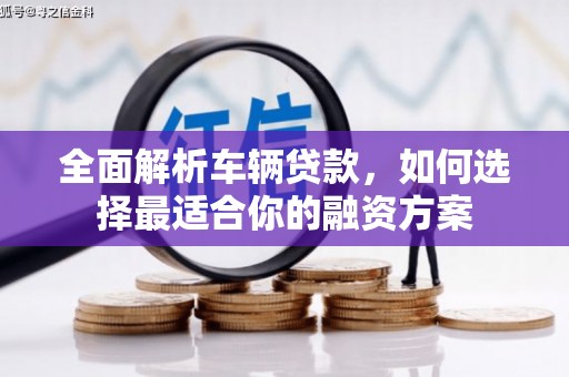 宏伟全面解析车辆贷款，如何选择最适合你的融资方案