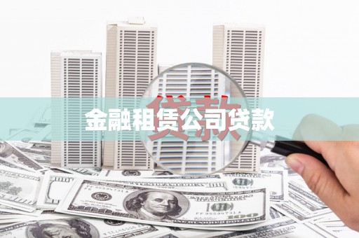 宏伟金融租赁公司贷款