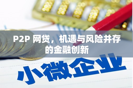 宏伟P2P 网贷，机遇与风险并存的金融创新