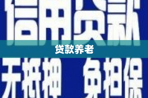 宏伟贷款养老