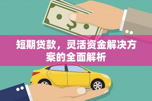 宏伟短期贷款，灵活资金解决方案的全面解析